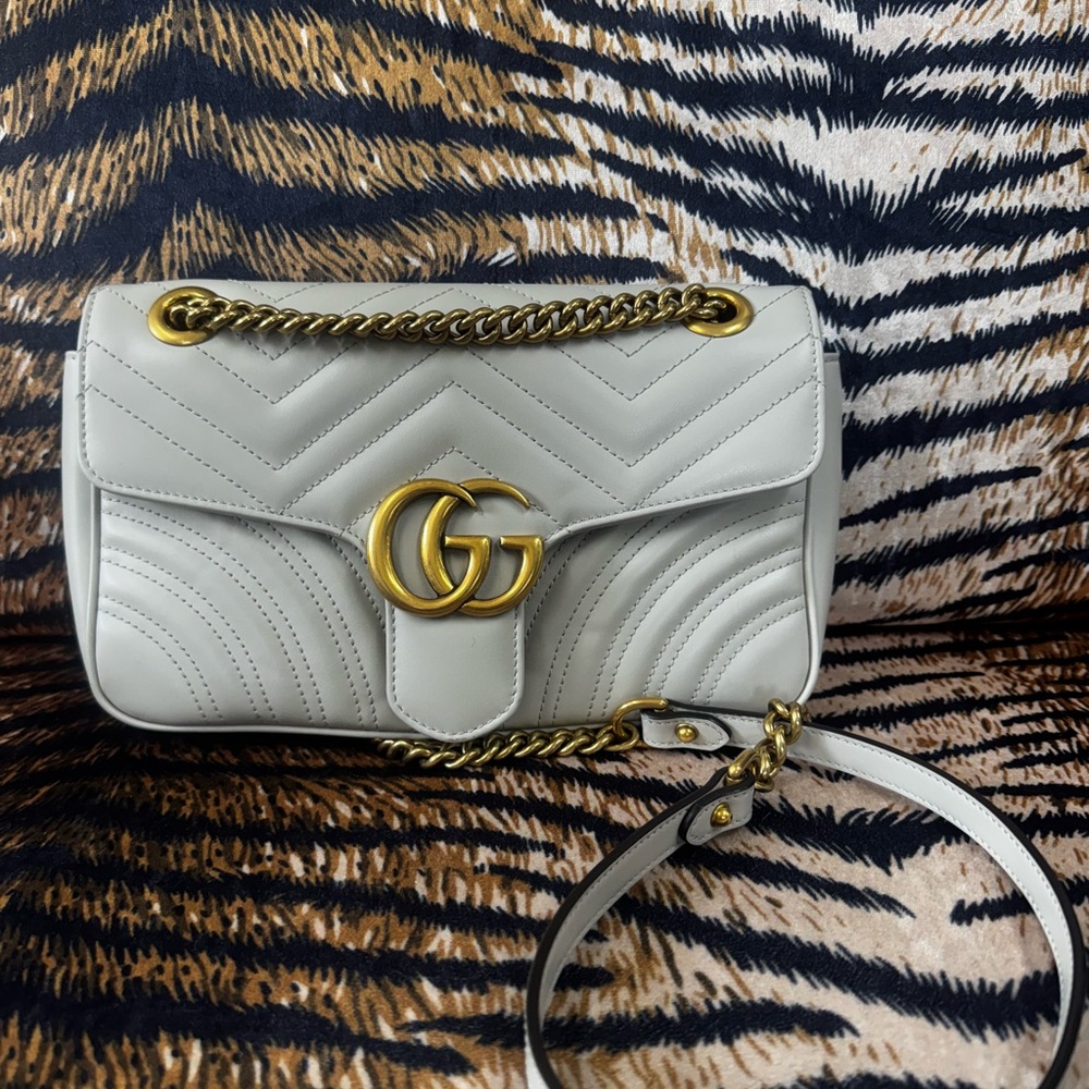 Gucci GG Marmont Matelassé Shoulder Bag – Gold Hardware, Entrupy Authenticated